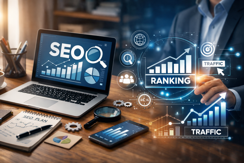 SEO Service Profesional untuk Meningkatkan Ranking dan Traffic Website