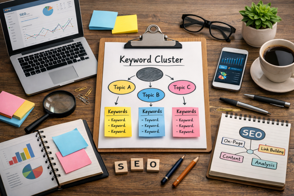 Cara Membuat Keyword Cluster untuk SEO Website Lengkap dengan Strategi dan Contohnya