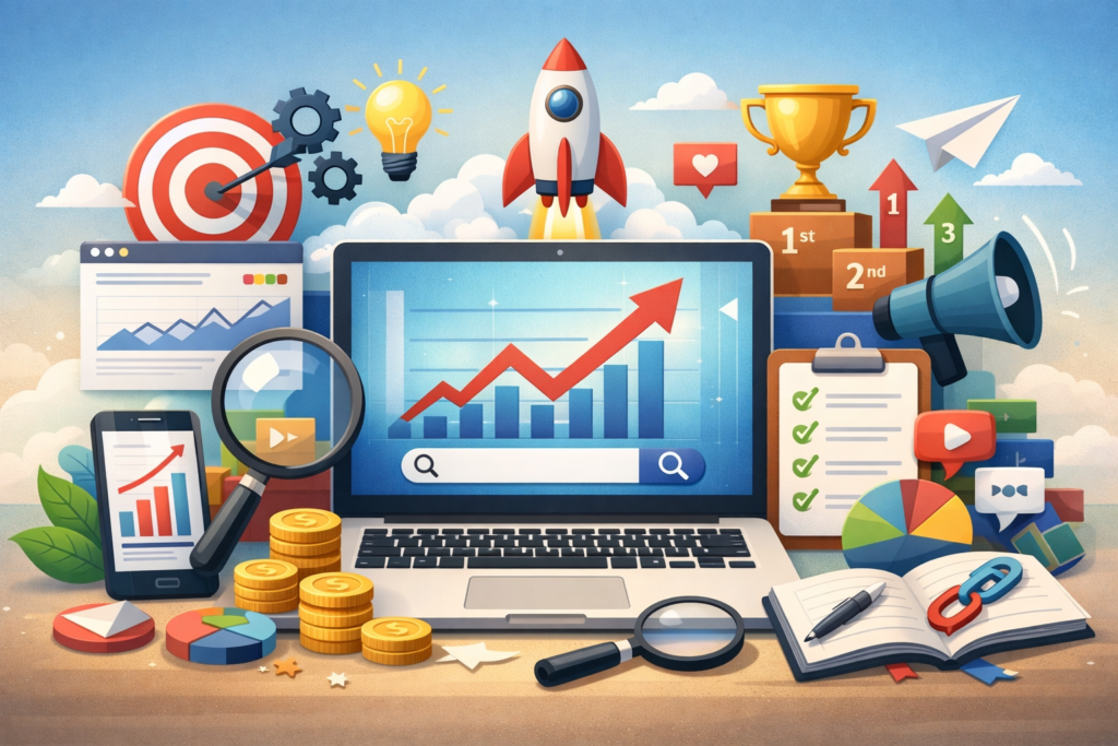 Panduan Lengkap Strategi SEO untuk Meningkatkan Ranking dan Traffic Website