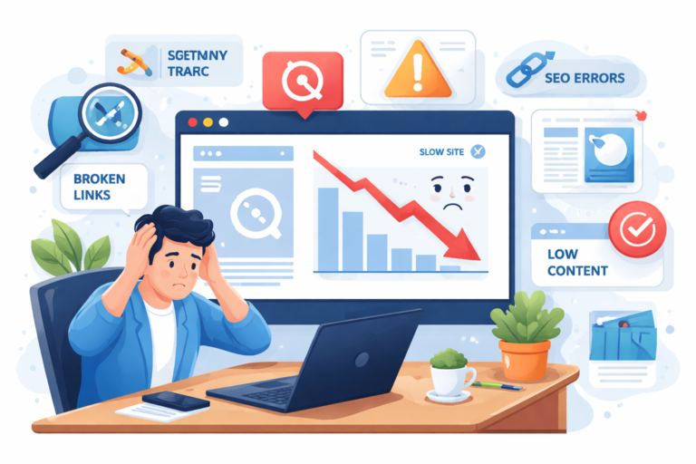 Penyebab Umum Website Tidak Mendapatkan Traffic Organik dan Cara Memperbaikinya